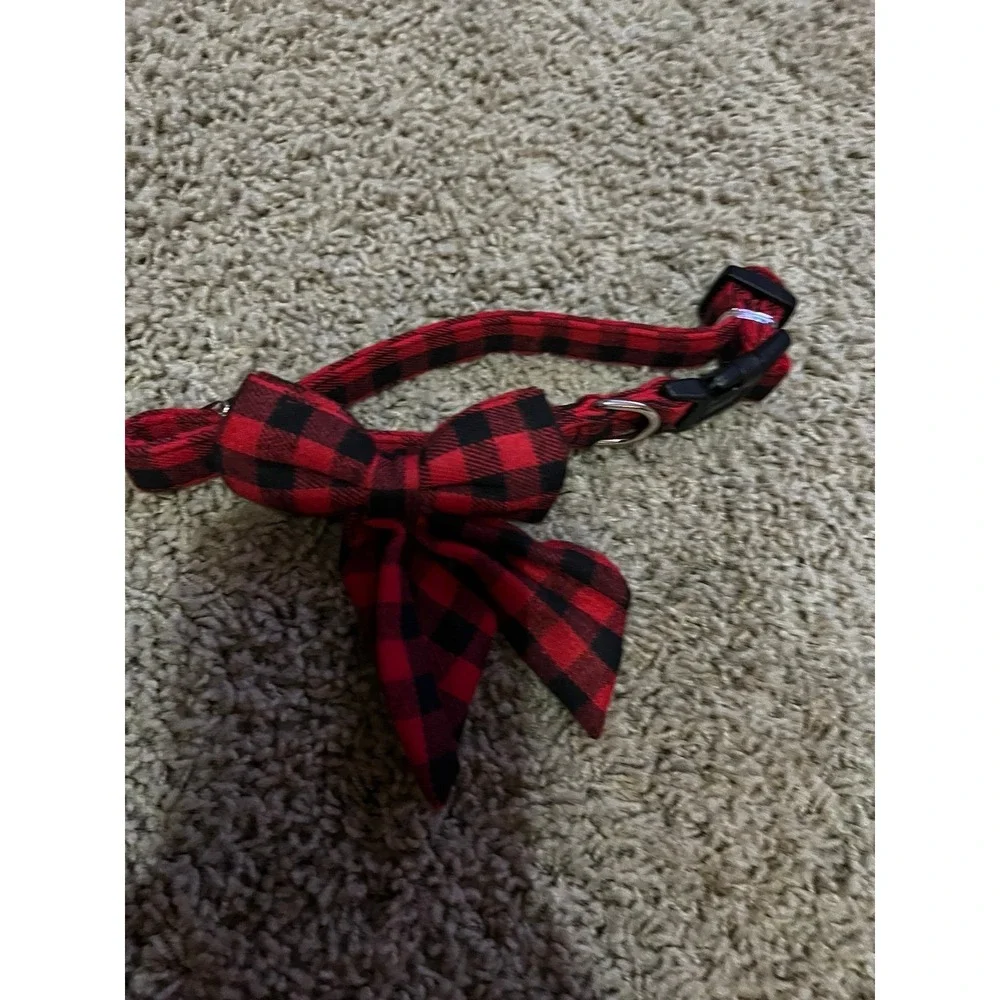 New Year Costume Plaids Collar Party Wear Breakaway Bowknot Collar Photoshoots P
